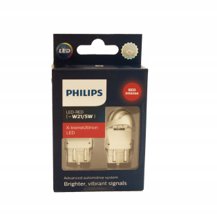 Žiarovky - Philips W21/5W Red LED X-Tremeultinon Žiarovky