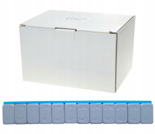 Vyvažovacie závažia - Šedá šedá -hmotnosť potiahnutá 100x 6 kg prémiový