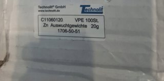 Vyvažovacie závažia - Kľúč elektrického nárazu pre 720 nm kolesá 1/2 pripojenia