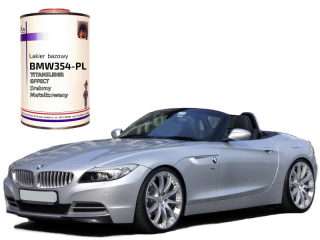 Základný lak 1: 0,8 kovové BMW 354 Titansilber 4L